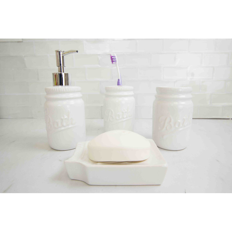 Andover Mills™ Alyssa 4 Piece Bathroom Accessory Set & Reviews Wayfair